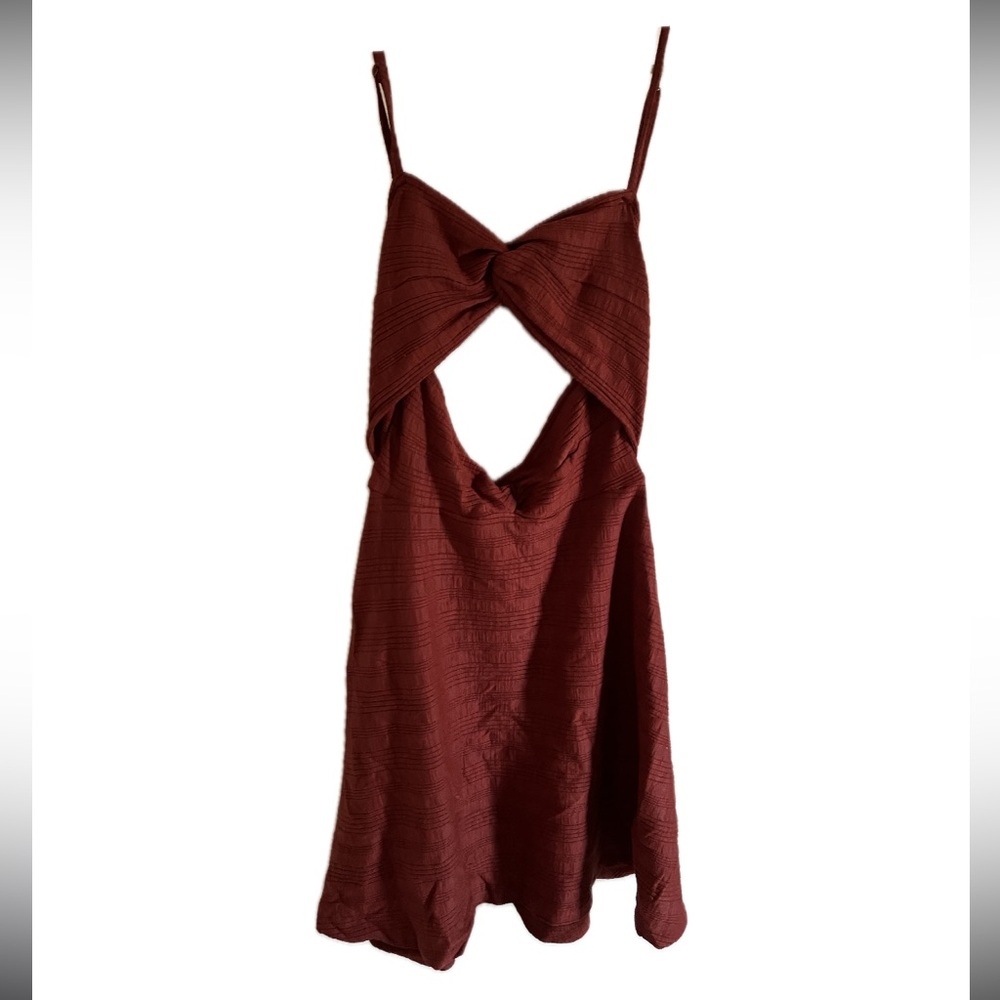 Anthropologie cut out fit and flare dress